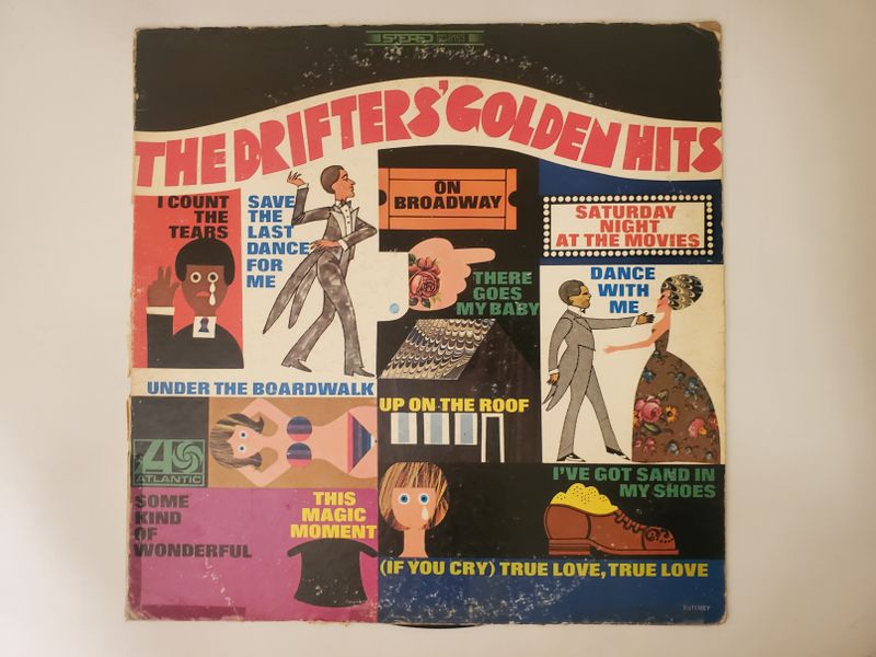 The Drifters Golden Hits vinyl record